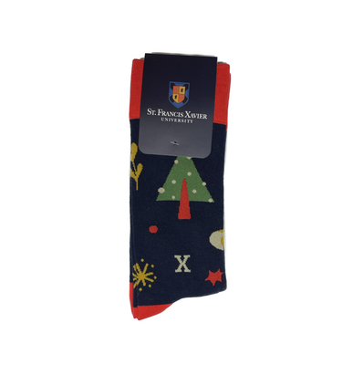 Socks Dress Crew - Xmas Tree  Design